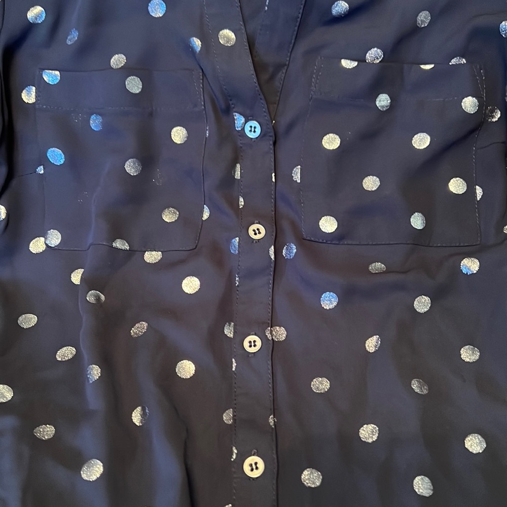 NY&Co Soho Jeans Navy Top - Picture 4 of 7
